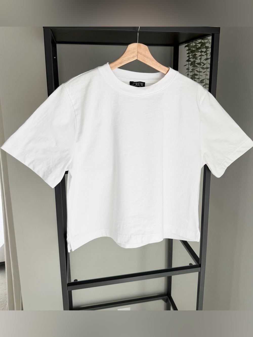 J. Crew Premium Relaxed Crop Tee Shirt